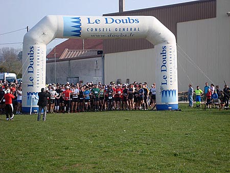 Dpart du Reverot trail 2010