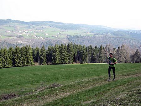 Sur le Reverot trail
